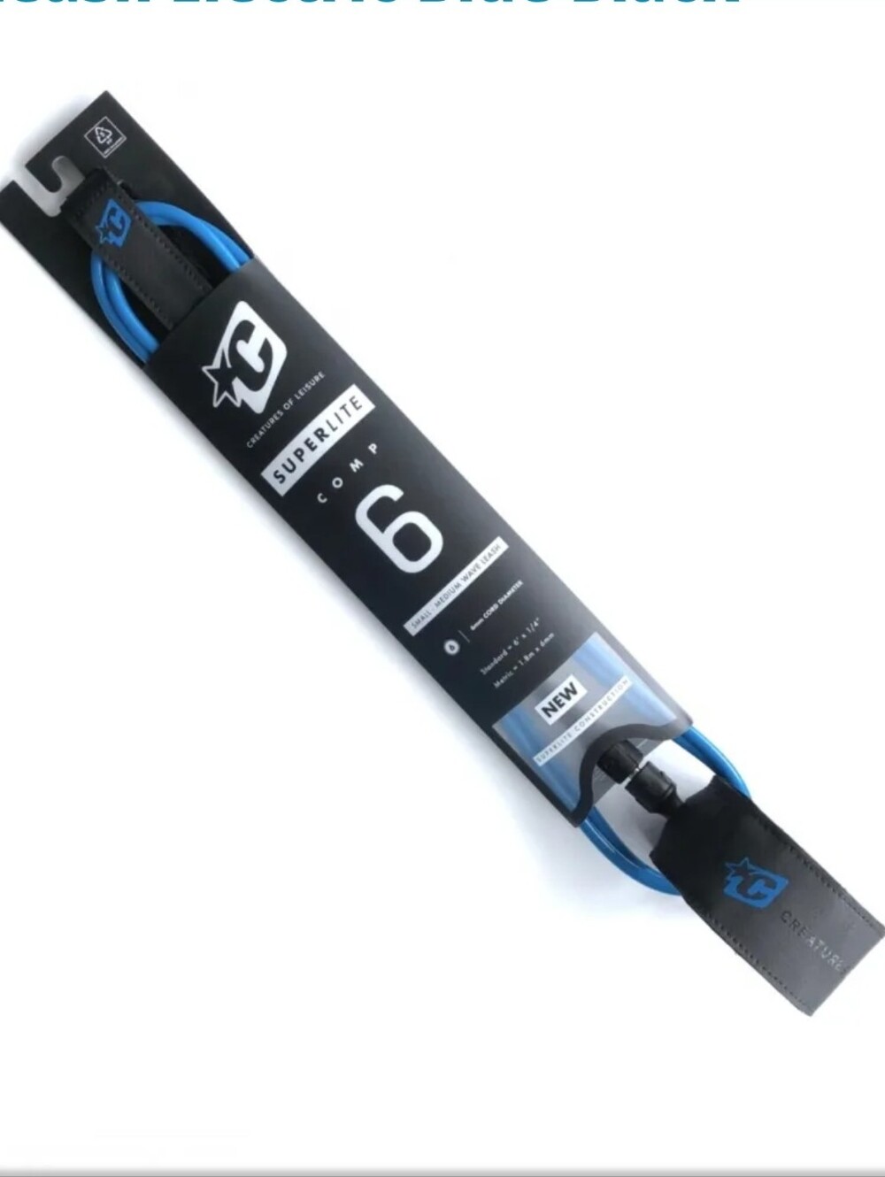 Brand New Still in Package is a "Creatures Superlite Comp 6ft Surfboard Leash.